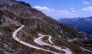 Nufenenpass in der Schweiz (2478 Meter)